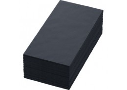 Bio Dunisoft Napkins 1/8 Bookfolded Black