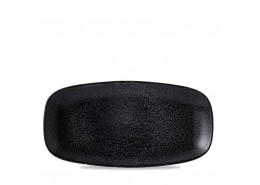 Evo Origins Midnight Black Chefs' Oblong Plate