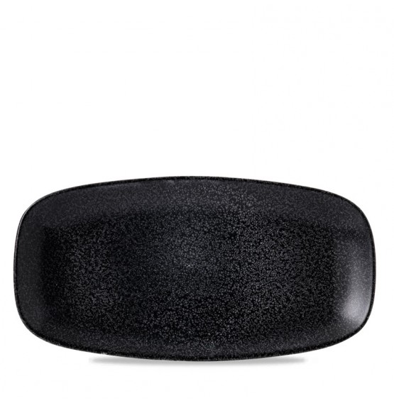 Evo Origins Midnight Black Chefs' Oblong Plate