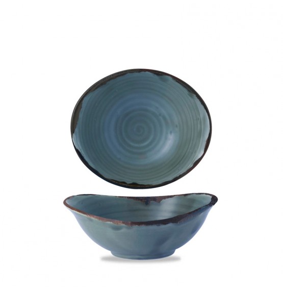 Harvest Blue Deep Bowl