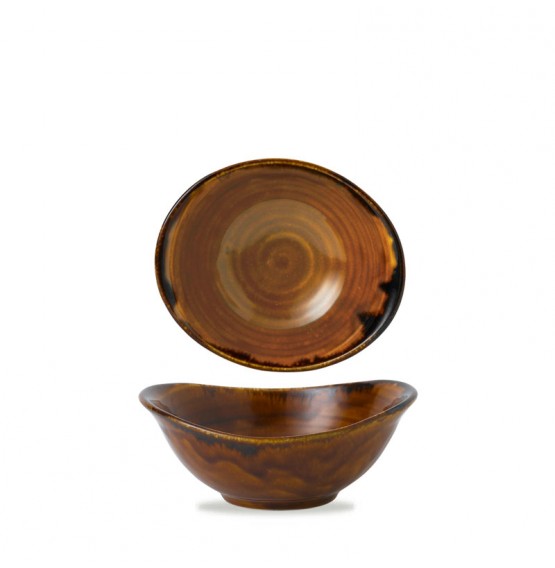 Harvest Brown Deep Bowl