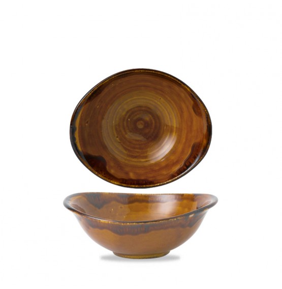 Harvest Brown Deep Bowl