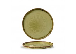 Harvest Green Walled Plate
