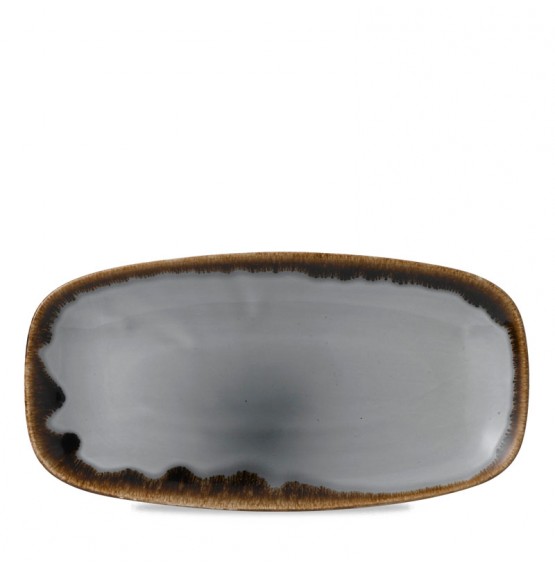 Harvest Grey Chefs' Oblong Plate