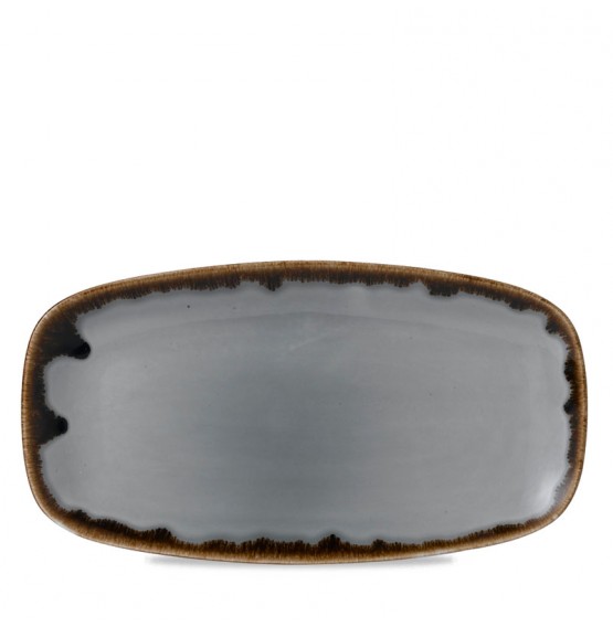 Harvest Grey Chefs' Oblong Plate