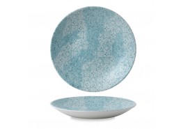 Med Tiles Aquamarine Deep Coupe Plate