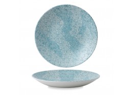 Med Tiles Aquamarine Deep Coupe Plate