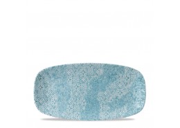 Med Tiles Aquamarine Chefs' Oblong Plate No 3