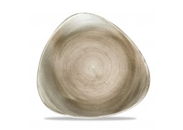 Patina Antique Taupe Triangle Plate