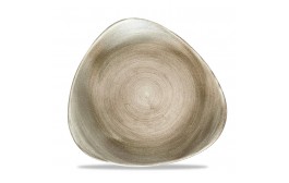 Patina Antique Taupe Triangle Plate