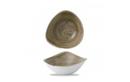 Patina Antique Taupe Triangle Bowl