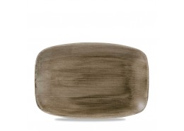Patina Antique Taupe Chefs' Oblong Plate No 9