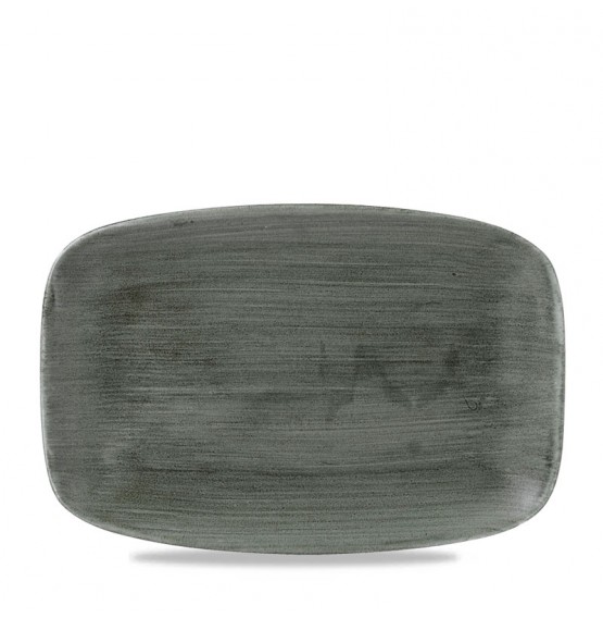 Patina Burnished Green Chefs' Oblong Plate No 8