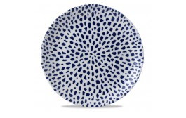 Terrazzo Blue Coupe Plate
