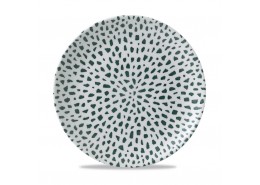 Terrazzo Green Coupe Plate