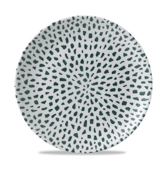 Terrazzo Green Coupe Plate
