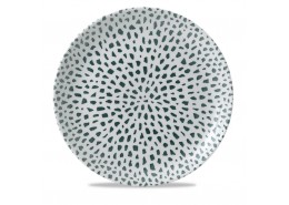 Terrazzo Green Coupe Plate