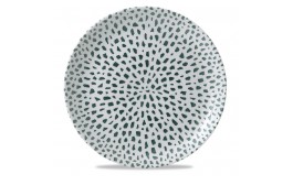 Terrazzo Green Coupe Plate