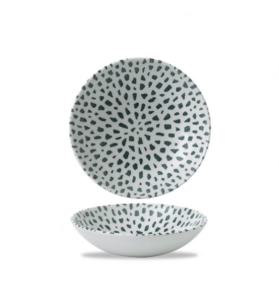 Terrazzo Green Coupe Bowl