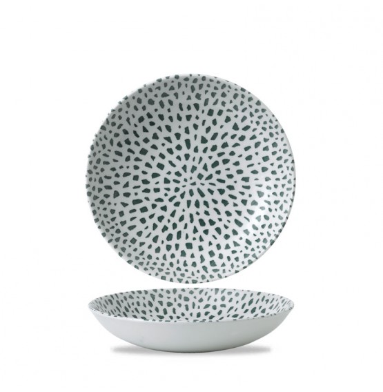 Terrazzo Green Coupe Bowl