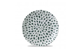 Terrazzo Green Coupe Plate