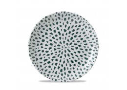 Terrazzo Green Coupe Plate