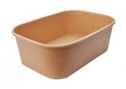 Rectangular Kraft Bowl 500ml