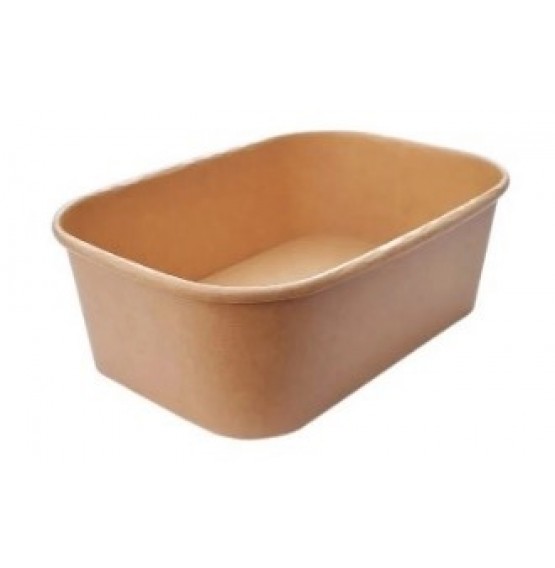 Rectangular Kraft Bowl 750ml