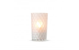 Harlequin Frosted Candle Holder
