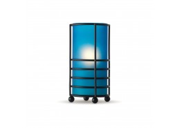 Hula Frosted Azure Candle Holder