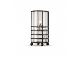 Hula Clear Grey Candle Holder
