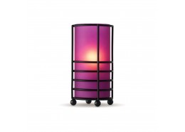 Hula Frosted Violet Candle Holder
