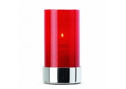 Crystal Red Candle Holder