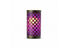 Goa Violet Candle Holder