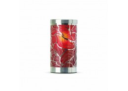 Leaf Red Candle Holder