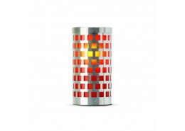 Mosaic Amber Candle Holder
