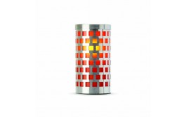 Mosaic Amber Candle Holder