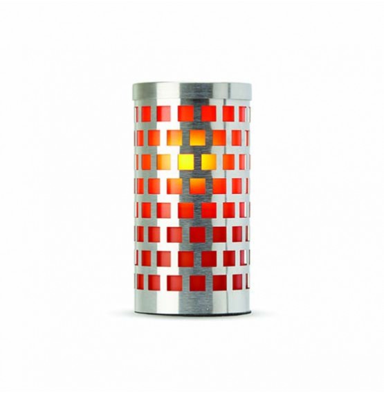 Mosaic Amber Candle Holder