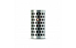 Mosaic Clear Black Candle Holder
