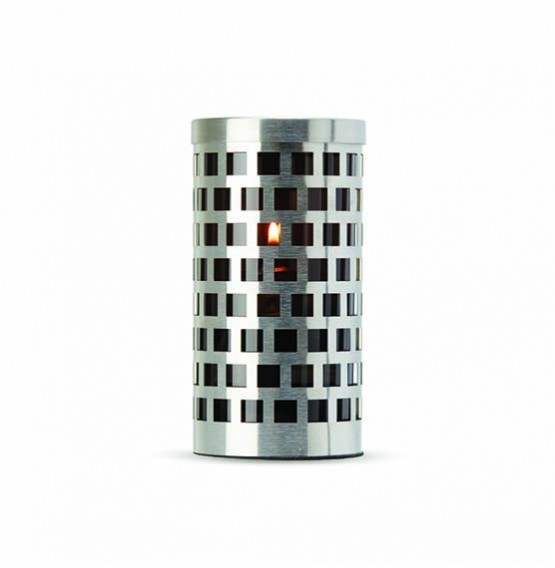 Mosaic Clear Black Candle Holder