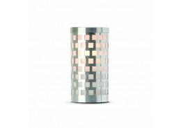 Mosaic White Candle Holder