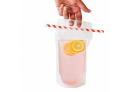 10oz Translucent To Go Pouches