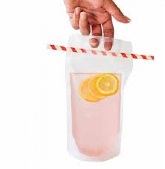 10oz Translucent To Go Pouches