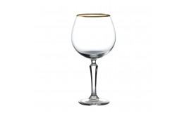Speakeasy Gold Banded Gin Glass