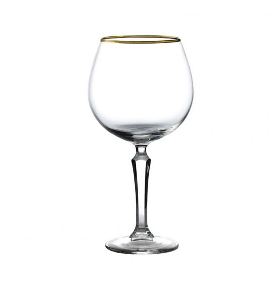 Speakeasy Gold Banded Gin Glass