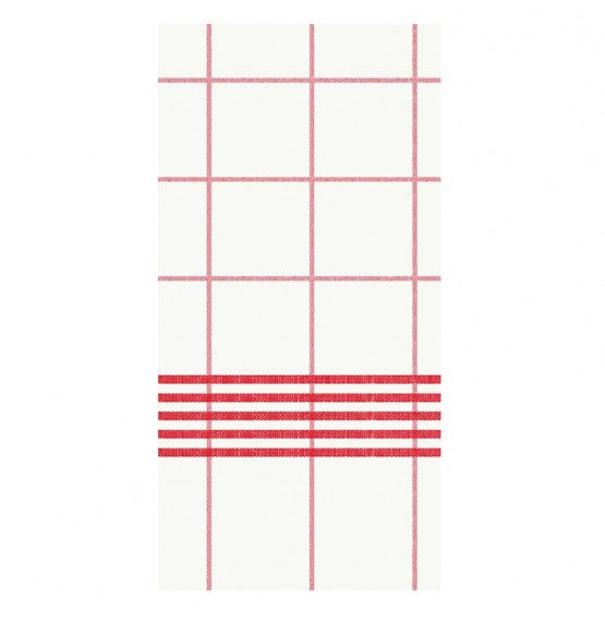 Dunisoft Towel Napkins Red 1/8 Folded