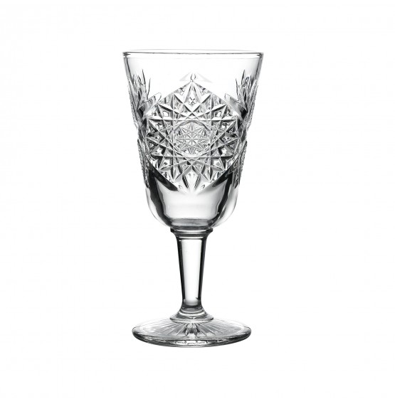 Hobstar Wine Glass