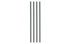Paper Sip Straws Black