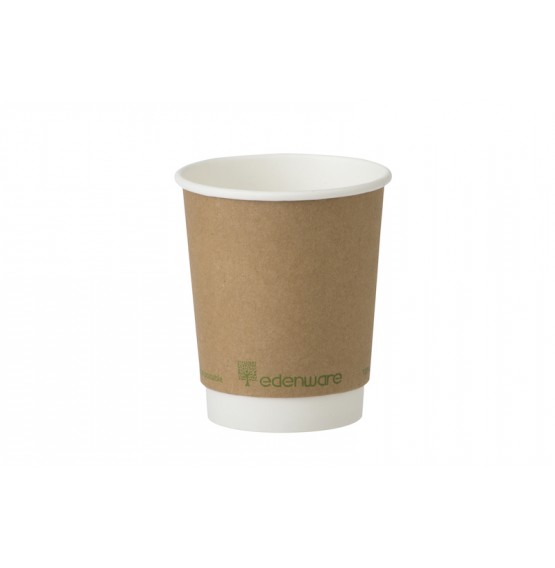 Edenware Double Wall Kraft Hot Cup