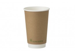 Edenware Double Wall Kraft Hot Cup